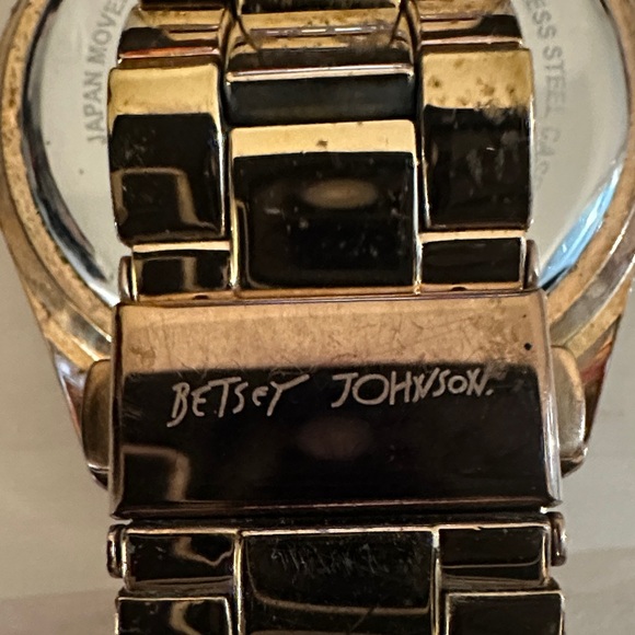 ✔️ RARE Betsey Johnson Rose Gold Cat Watch with Pink Accents - Picture 15 of 15